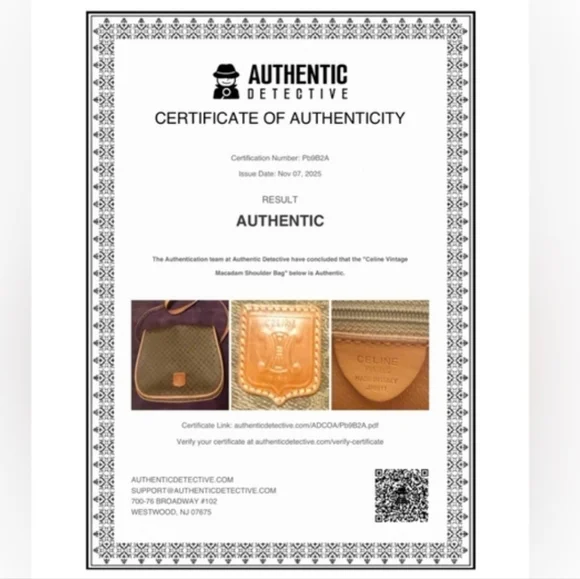 Celine Brown Crossbody Shoulder Bag - Brown Trim - Picture 16 of 16